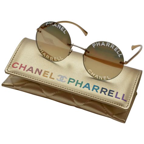 chanel sunglasses gold plated